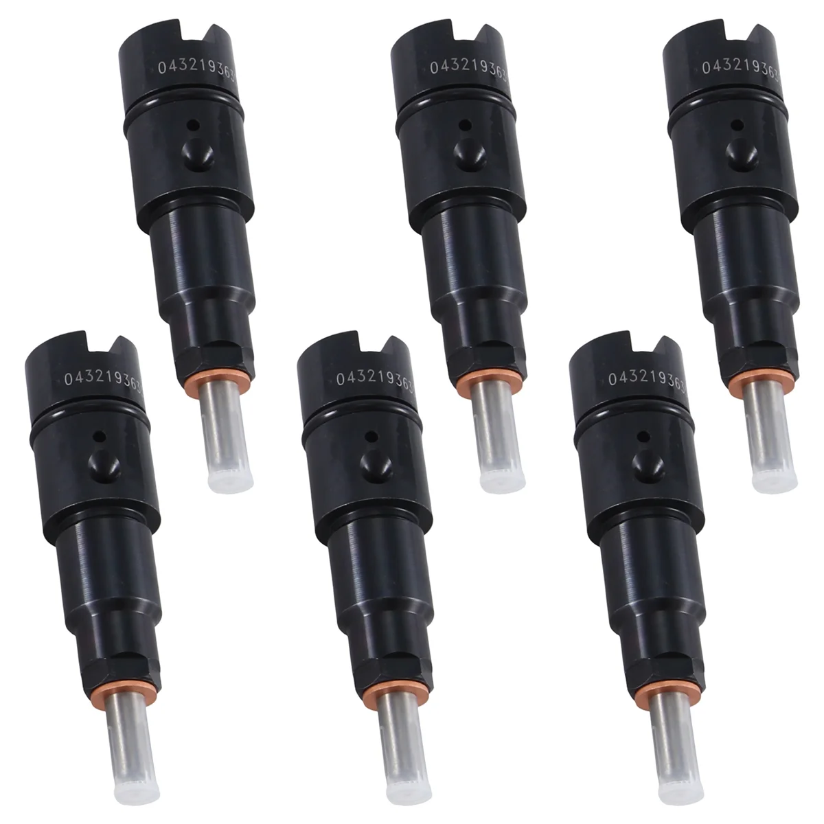 

6Pcs Performance Fuel Supply Injector 98-02 0432193635 RV275 for Ram 2500 3500 5.9L L6 Car