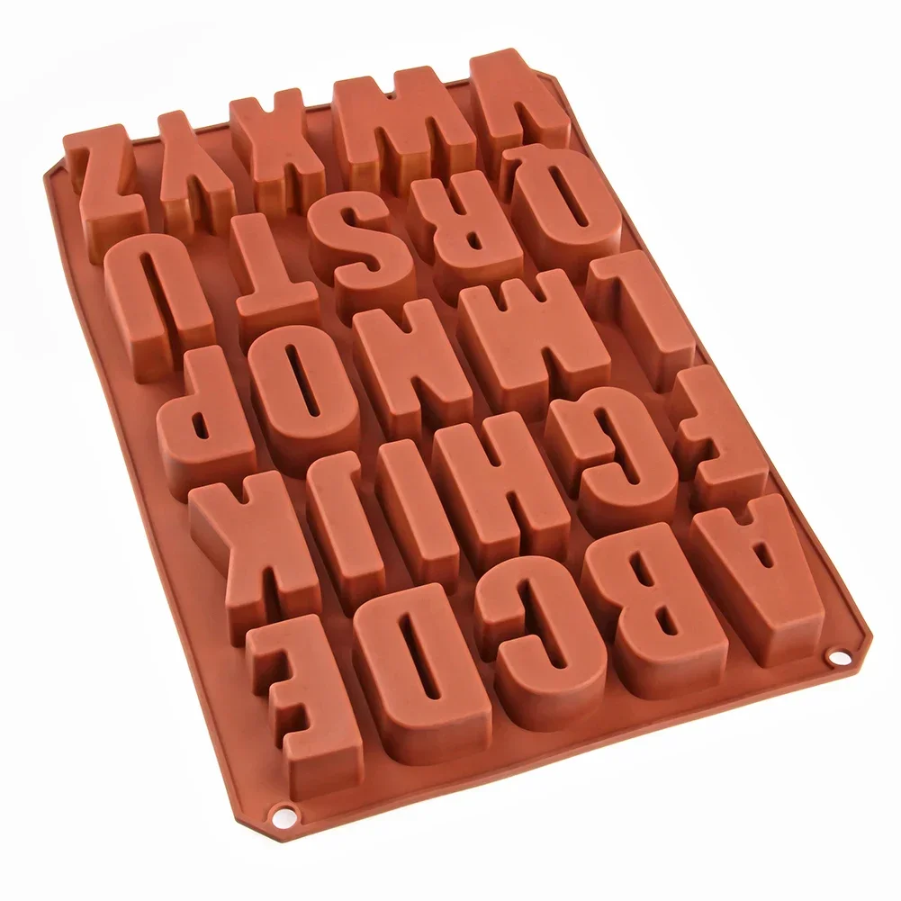 

1Pcs Large Molds Numbers Letters Silicone Mold 3D Fondant Mold Cakes Decorating Tools DIY Kitchen Bakeware