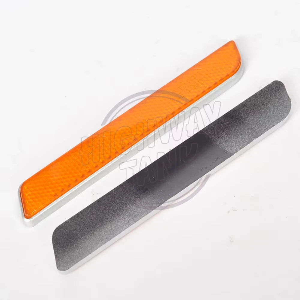 Motorcycle accessories Orange Motorcycle Front Fork Leg Reflectors Shock Case for Harley Dyna Fatboy Softail Lower Leg Slider