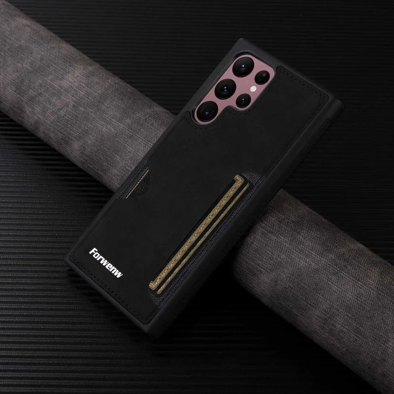 Retro Leather Phone Case for Samsung Galaxy S24 S23 S21 FE S22 Plus S25 Ultra A15 A35 A55 A54 A53 A34 A52 Wallet Card Holder Cov image 5