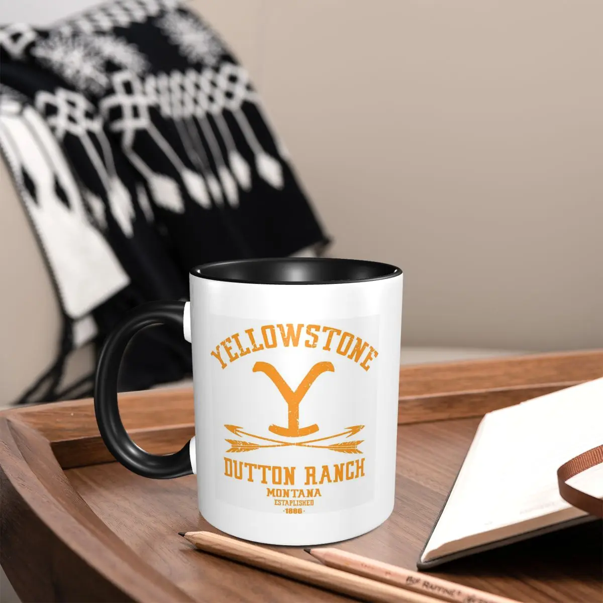 

Dutton Ranch Yellowstone Mug Funny Ceramic Coffee Cups Tea Mugs Milk Cup Drinkware Gift for Woman Man