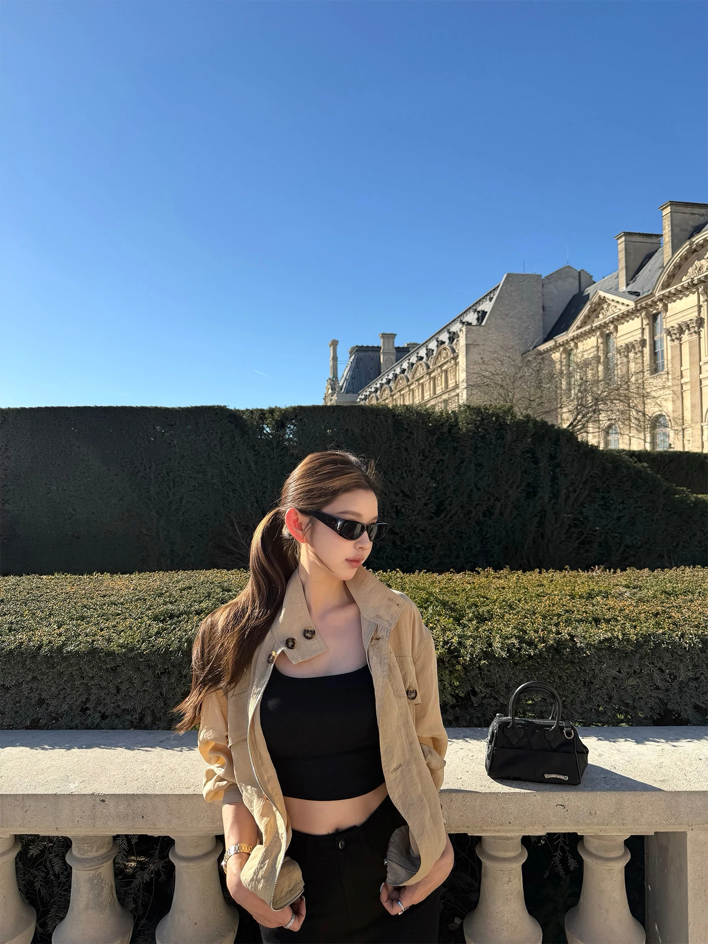 Buenos días, Fanfan, Chaqueta Ligera Americana Oversize para Paseo por el Louvre, Ropa Casual de Protección Solar para Mujer,...