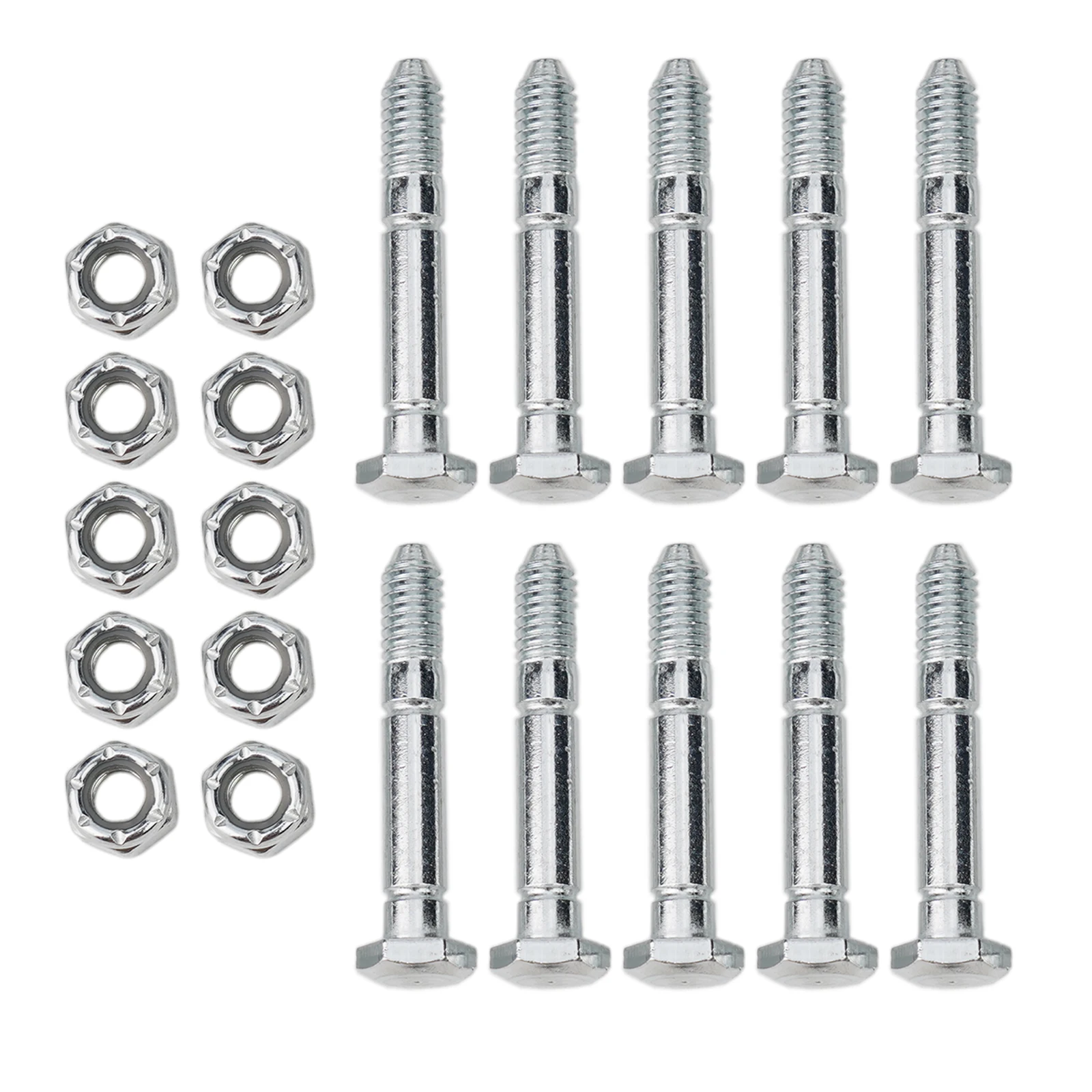 Lock Nuts Shear Pins 510015 51001500 High Quality Nuts For Ariens Set Of 10 Shear Pins ST420-ST924. Models: 828D