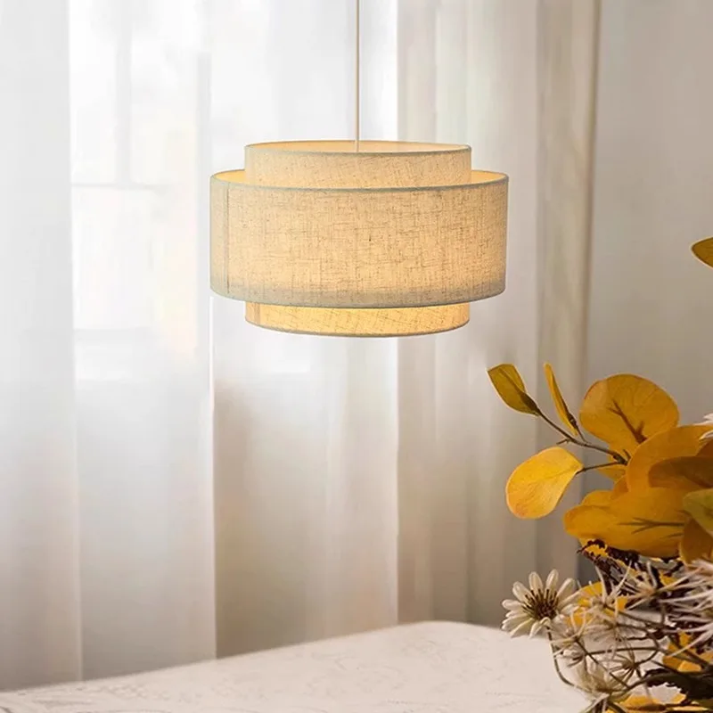 

Nordic Creative Minimalism Fabric Chandelier Bedroom Study Lighting Fixtures Modern New Designer Cloth Lamp Living Room Bar