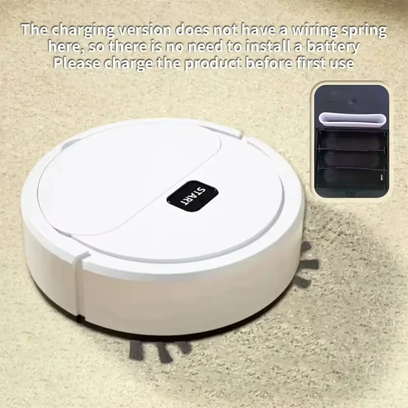 MIJIA Fully Automatic Sweeping Robot Portable Mini Home Floor Robotic Vacuum Cleaner USB Rechargeable 3 In 1 Sweeping Machine