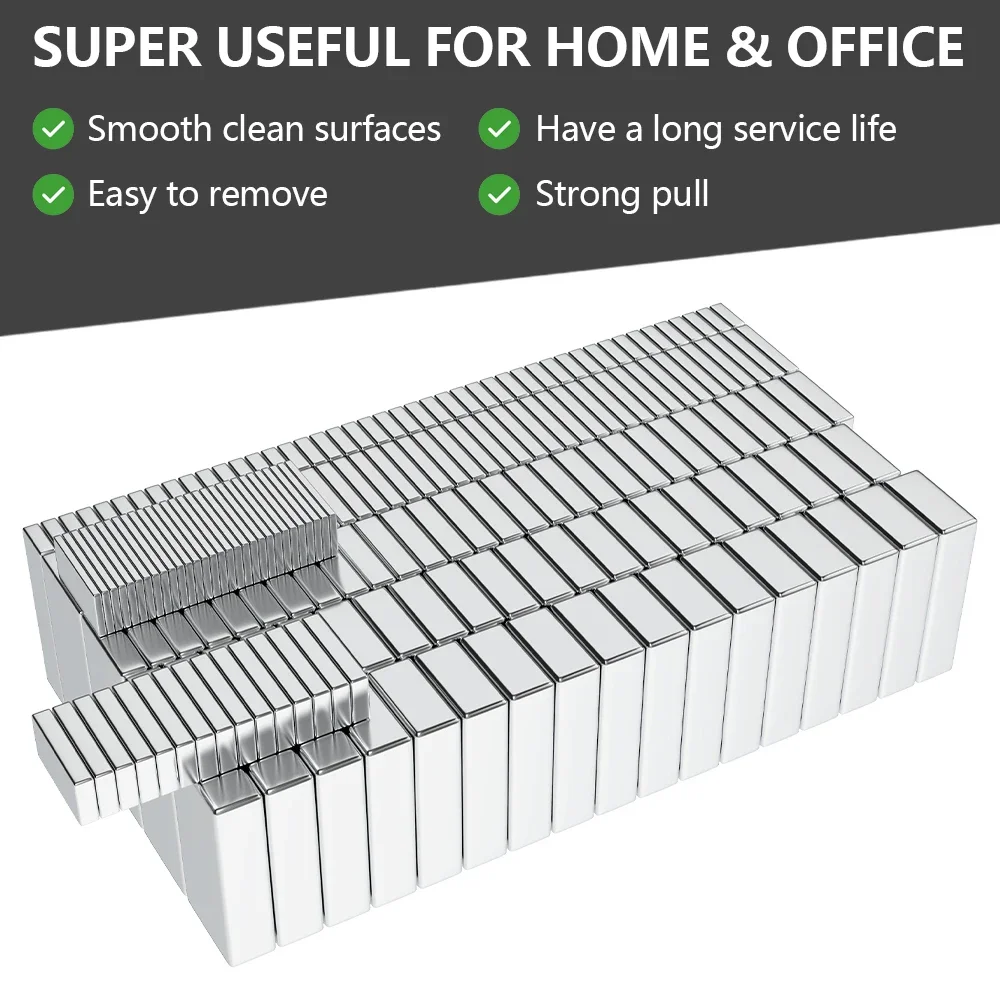 N35 Super Strong Neodymium Magnet Block NdfeB Powerful Permanent Magnetic imanes  Magnents Refrigerator Magnet 20x10x2 20x10x3mm