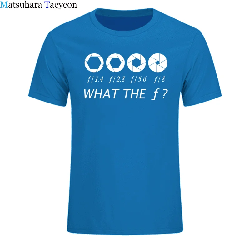 Photographer - What The F - Stop Men T-shirt 100% Cotton Casual Men\'s T Shirts Brand Clothing Tops Tees Funny Clothing