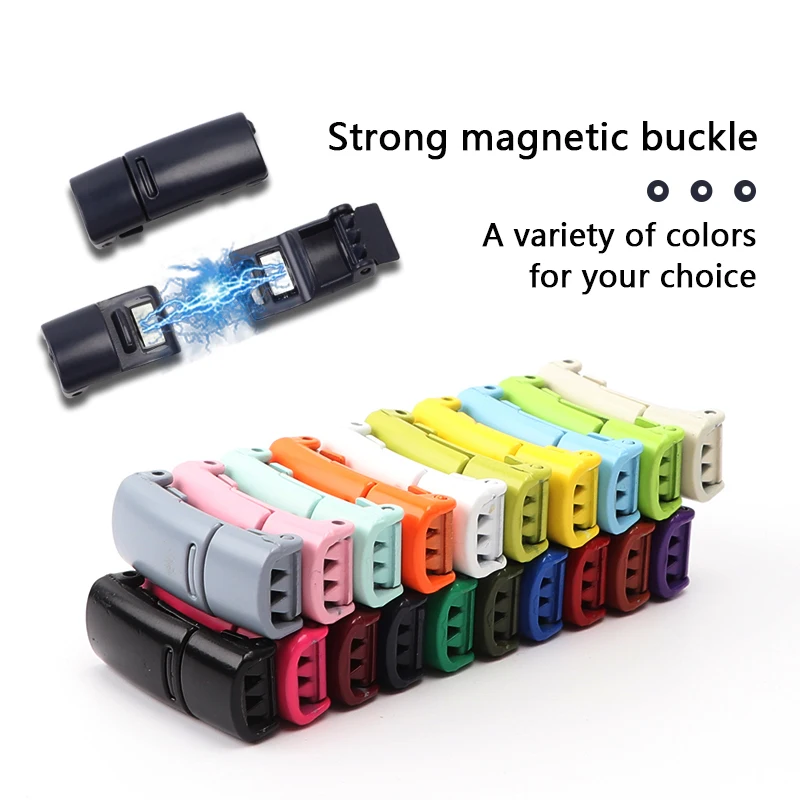 No Tie Shoelaces Magnetic Shoe Laces Clip Without Ties Shoelace Flat Elastic Laces for Sneakers Rubber Laces Stretch Shoestrings image 4