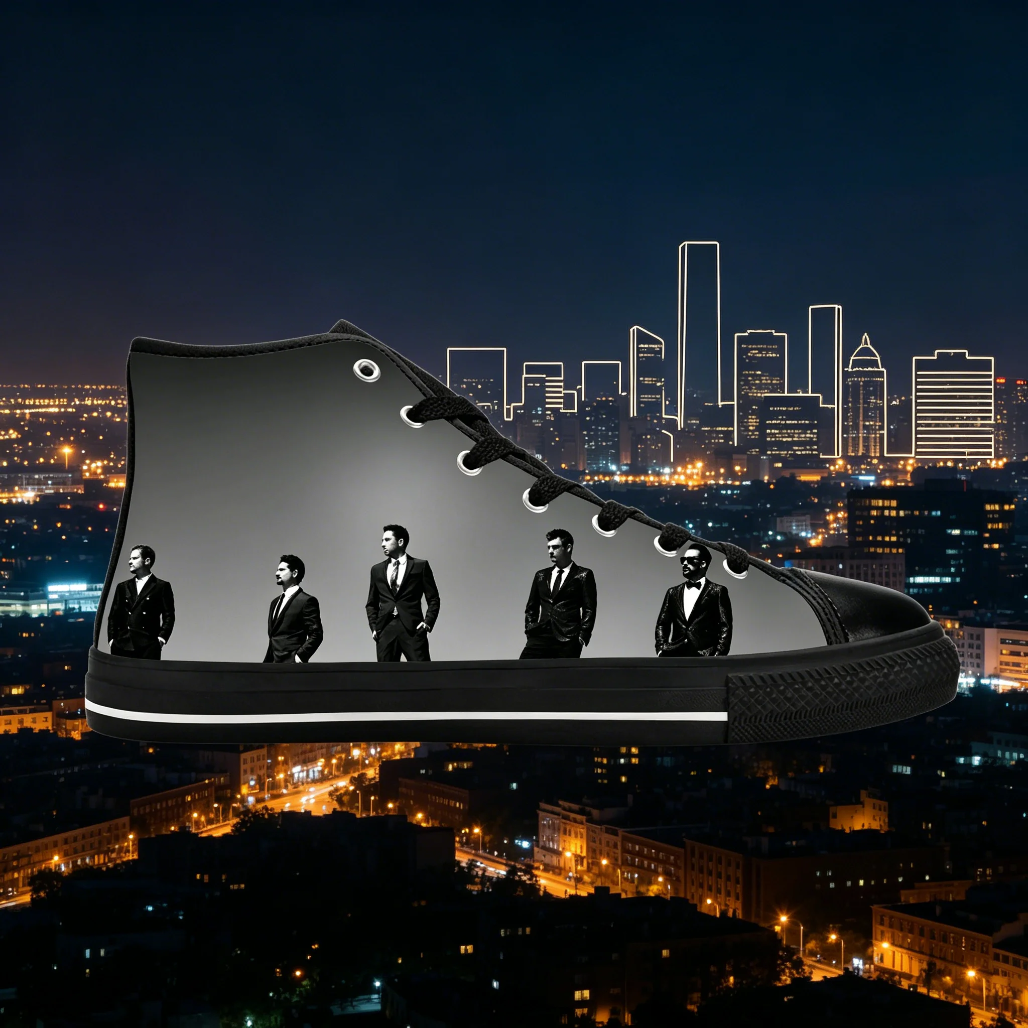 

Backstreet Boys Avatar The Last Airbender Vintage High Top Shoes Full Coverage Print Soft Sole Unisex Outdoor Shoes