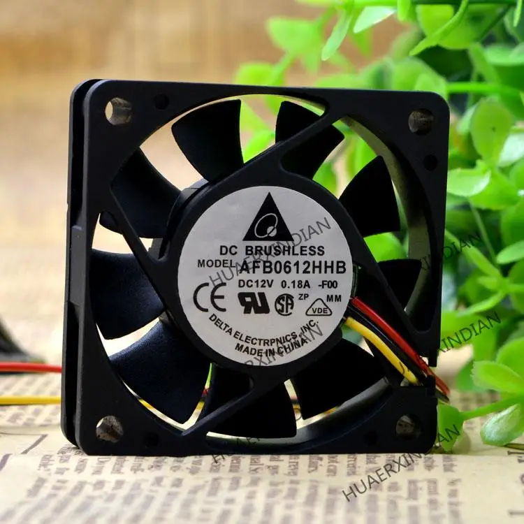 Kit de montaje de ventilador de refrigeración, 6cm, AFB0612HHB 6015 0.18A 12V, nuevo