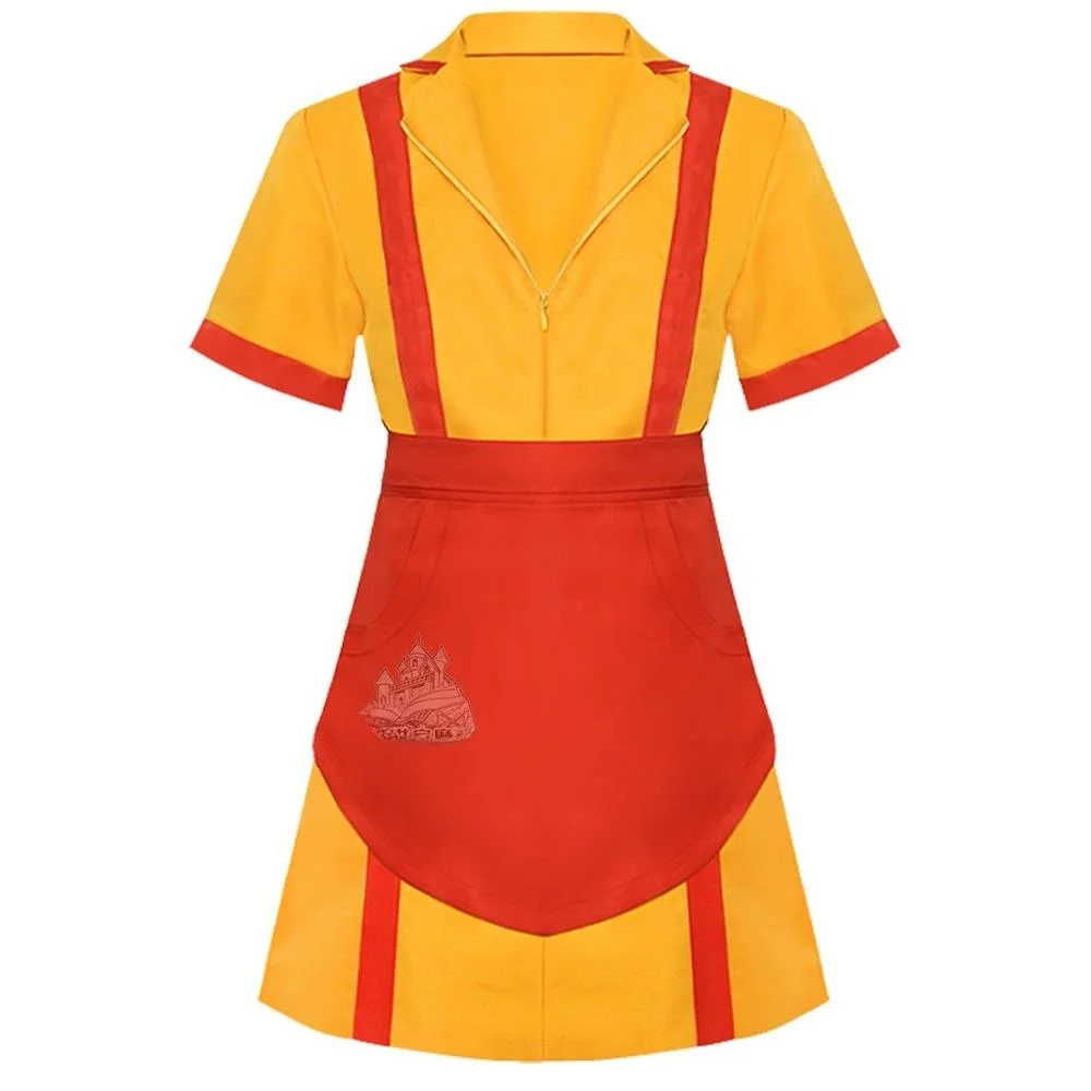 loween Cosplay Dr Sorelle della bancarotta delle donne Max Caroline Bar Abbigliamento da lavoro Costume Abbigliamento etnico per spettacoli teatrali
