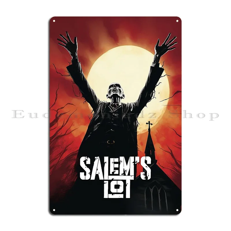 Salem S Lot Vintage Horror Film Stephen King Vampire Metal Plaque Poster Pub Create Club Designing Designing Tin Sign Poster