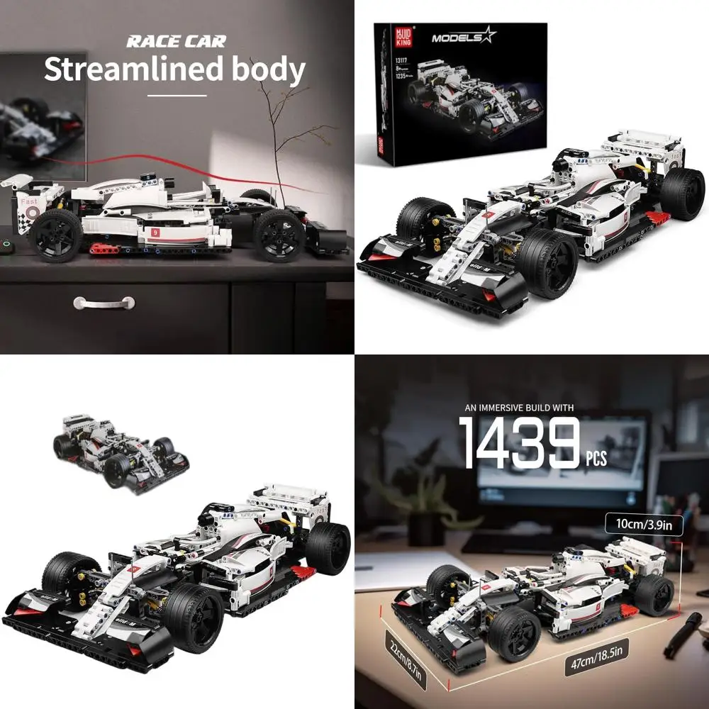 

Technik Sports Car Model 13117 by Mould King, 1235-Piece Racing Car Building Kit for Adults, Static Display for Home or Office