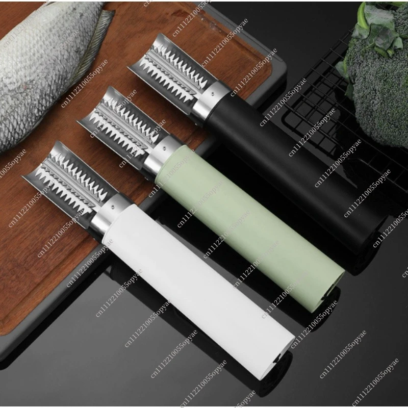 Wireless Electric Fish Scale Remover Scraper Rechargeable Fish Scaler Planer Commercial Household Kitchen Seafood Cleaning Tool