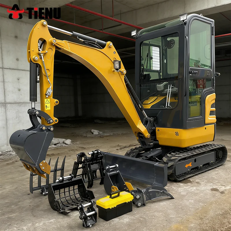 Affordable Excavators Mini Excavators Small Removable Canopy Construction Machinery Hydraulic Tools