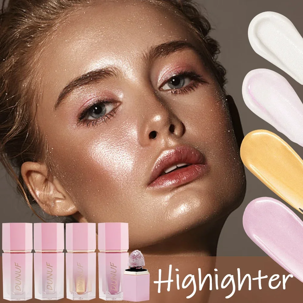 4-color Liquid Highlighter Contouring Stick Brightener Bronzer Glow Body Face Contour Shimmer Illuminator Cosmetics Rare Makeup