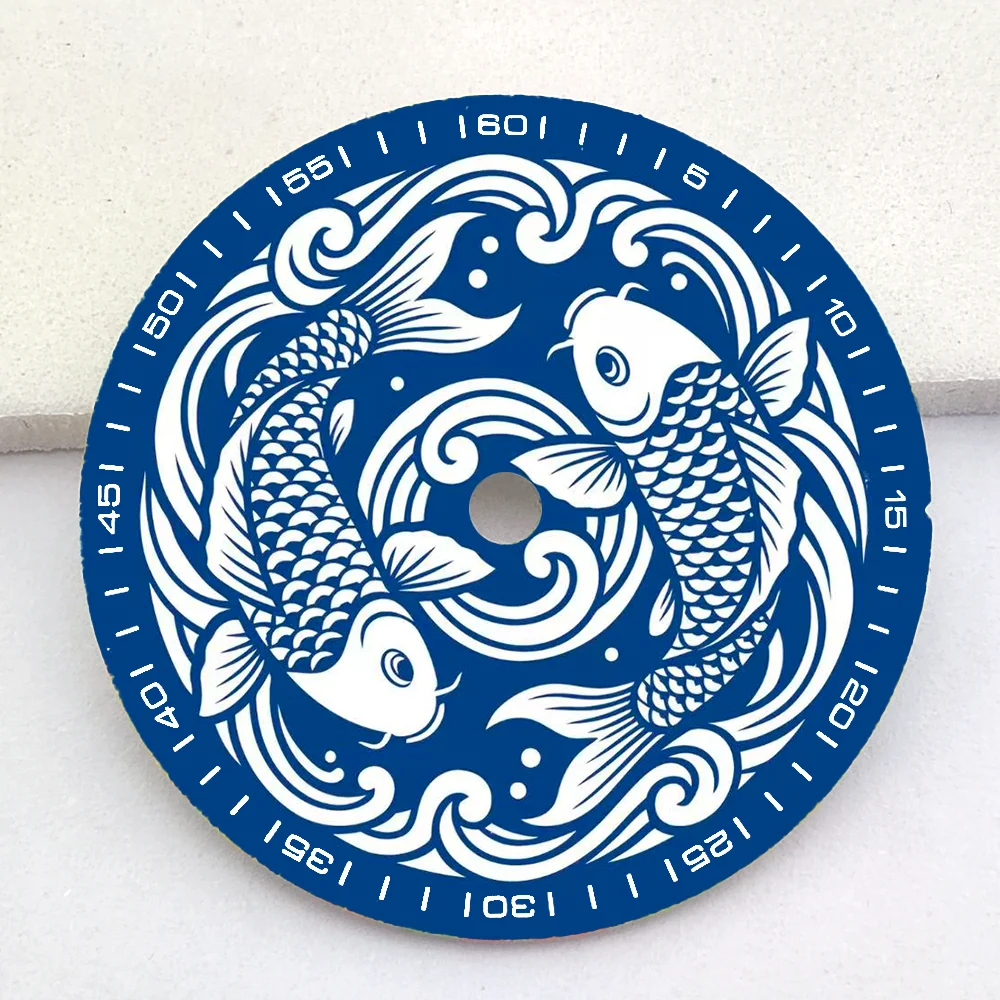 NH35 dial 28.5mm dial silk screen dial customized dial watch parts replacement accessories NH35 watch dial Watch Face