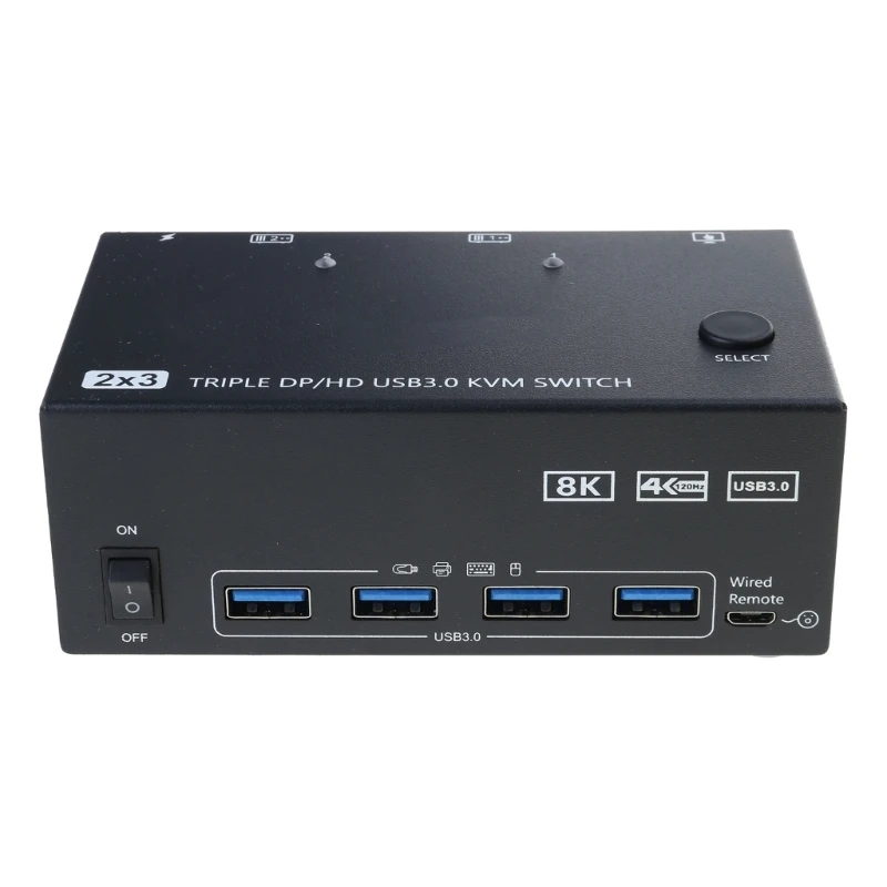 Advanced KVM Switching for 2Computers 2 8K Monitors with USB Expansion