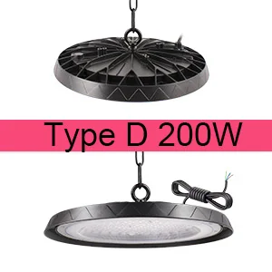 Tayire 100 W 200 W 300 W UFO-Lampe LED-Hochregalleuchten 220 V Kommerzieller Industriemarkt Lagerlicht Werkstatt Garagenlampen 6000 K 3