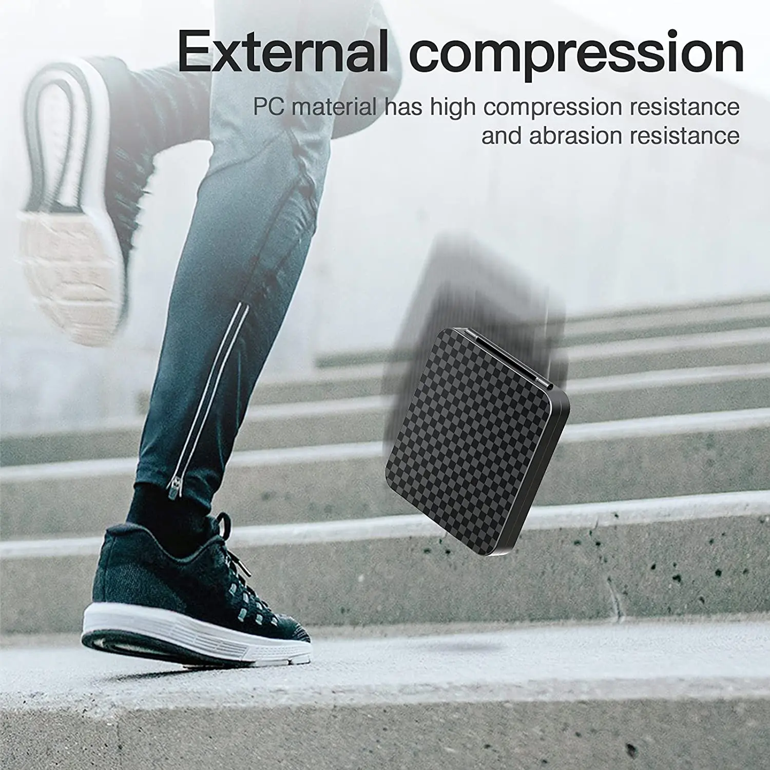 Caixa do cartão do jogo de heystop para jogos do interruptor de nintendo, saco de armazenamento protetor do interruptor do escudo com 4 lacunas do polegar da alegria-con