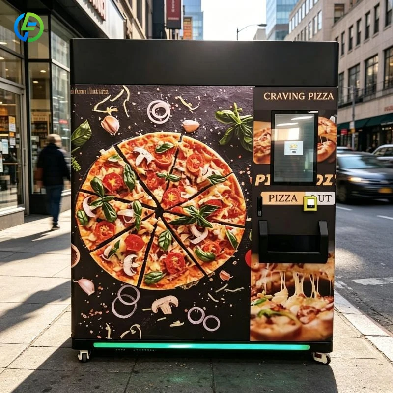 Commercial Self-Service Pizza Vending Machine Mall Fully Automatic French Fries Vending Machine FL Customzied