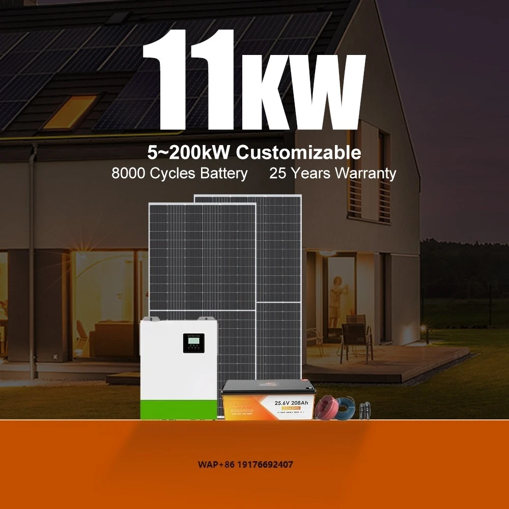 Bluesun Hybrid System Solar Kit 5Kw Off Grid Solar Power Energy System 10Kw Storage for Home and Commercial Solar Energy System