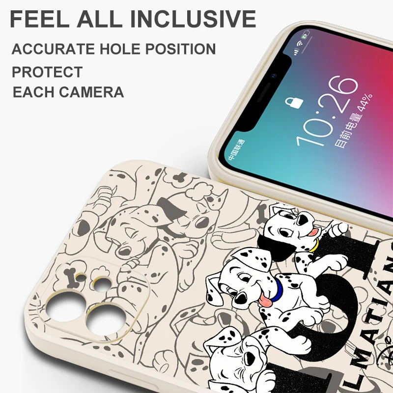 Disney Dog 101 Dalmatians Phone Case For Xiaomi Redmi Note 12 Pro Plus 11 11S 11T 10 10S 10T 9 8 Pro Liquid Silicone Back Coque