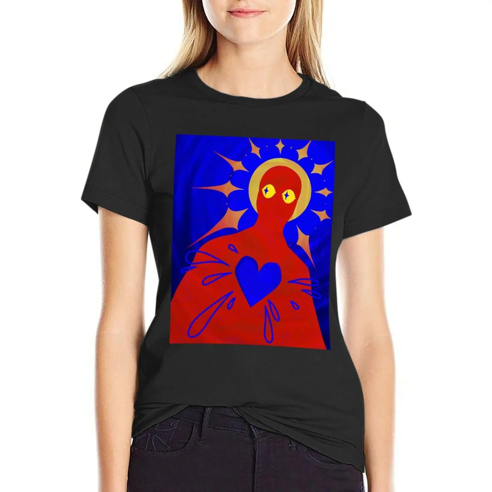 

heartbreak T-Shirt heavyweights animal print sweat western t shirts for Women
