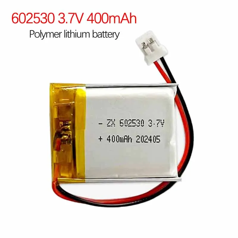 602530 400mAh 3.7V LiPo Battery 062530 Polymer Lithium Batteries for Electric Toothbrush Controller Toys Lights Li Po Batteria