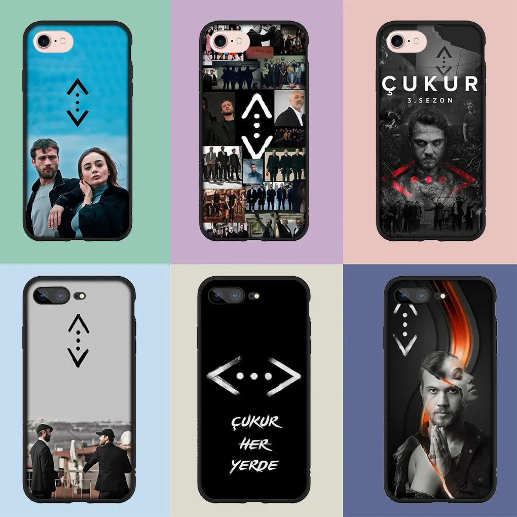 Turcja Cukur TV Soft Cover Case dla iPhone 14 13 12 Mini 11 Pro X XR XS Max 6 7 8 6S Plus + SE Obudowa telefonu