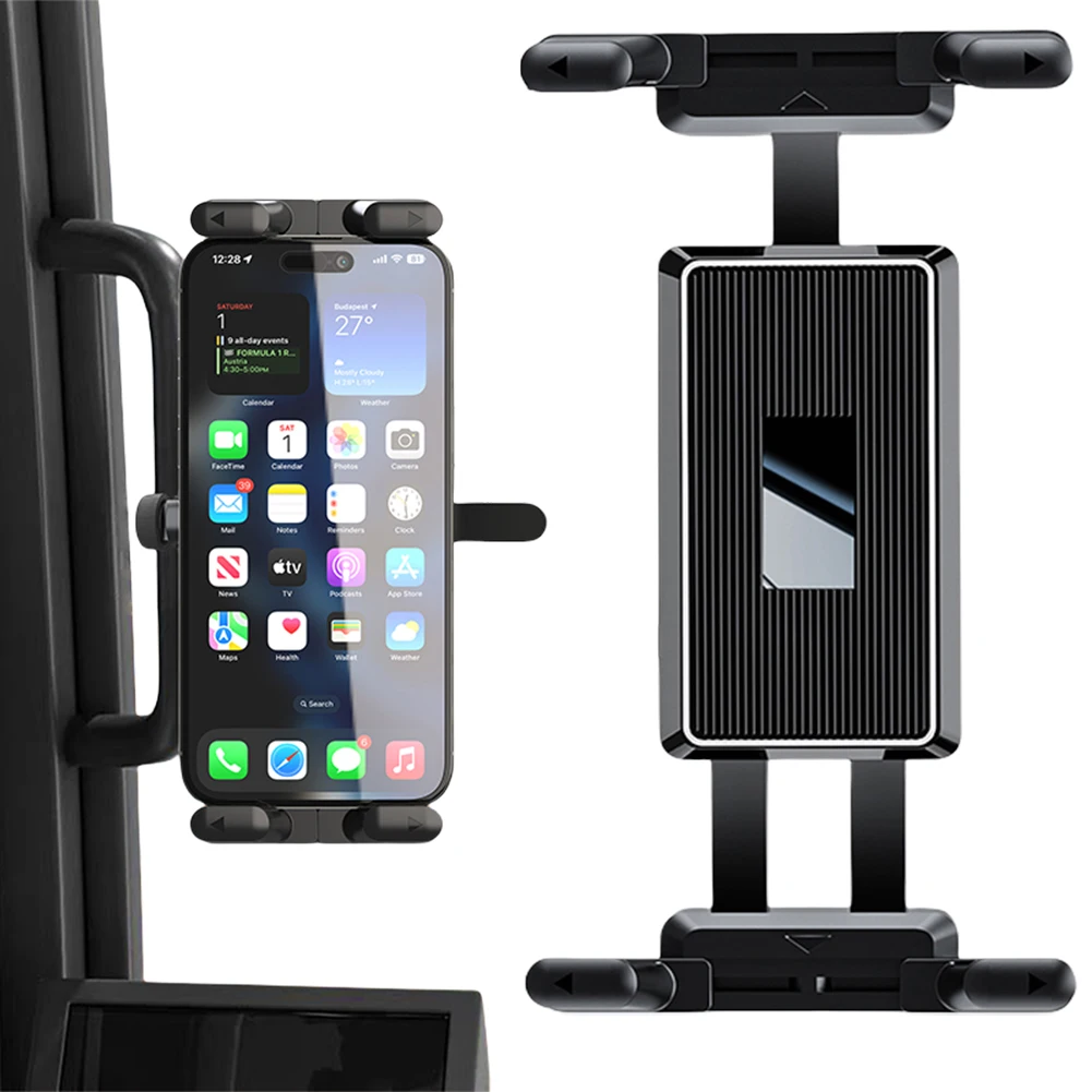 

Bicycle Mobile Phone Tablet Stand 360° Rotatable Universal Indoor Cycling Tablet Phone Holder for Indoor Gym Treadmill