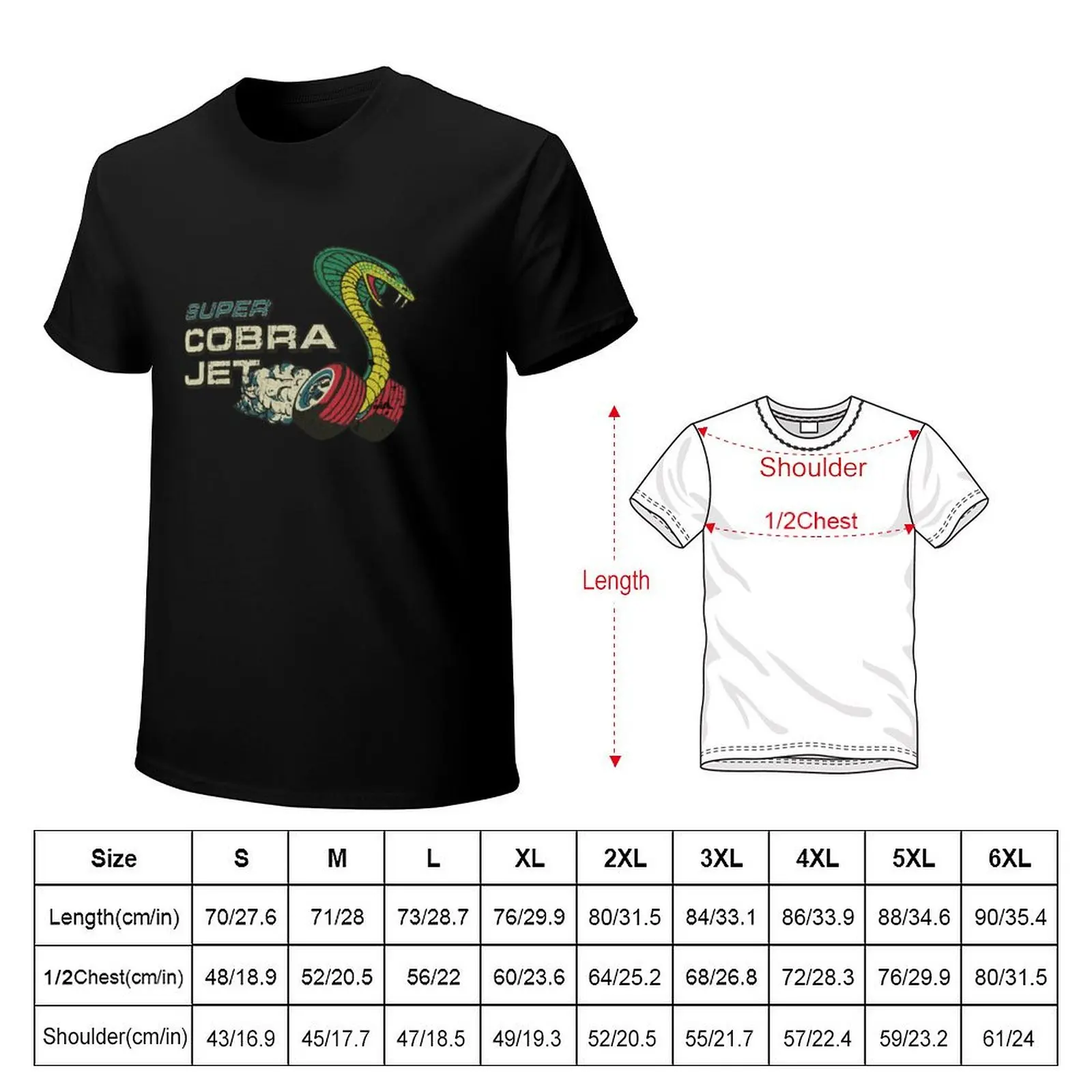 Super Cobra Jet 1969 T-Shirt Fitness Quick Dry Short Sleeve Top