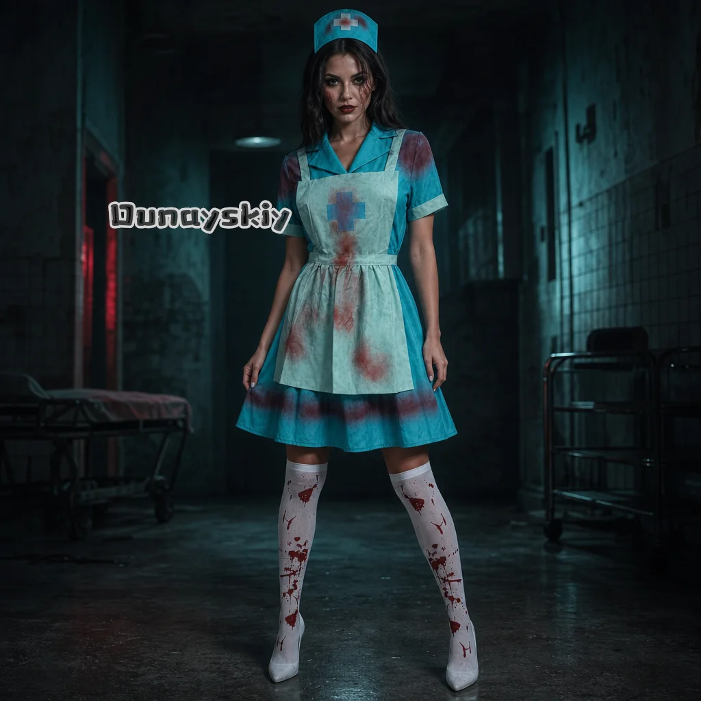 Zombie Party Games For Adults - ‌‌Halloween Costume Cosplay Adult Horror Bloody