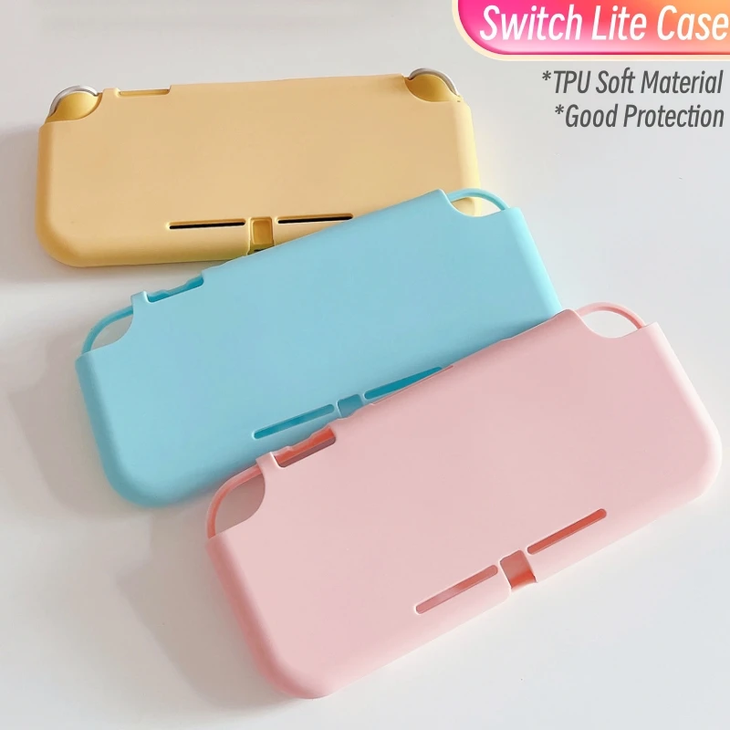 Etui Pure Color do konsoli do gier Nintendo Switch Lite Etui z miękkiego TPU do konsoli NS Switch Lite Dobra ochrona Zmywalne