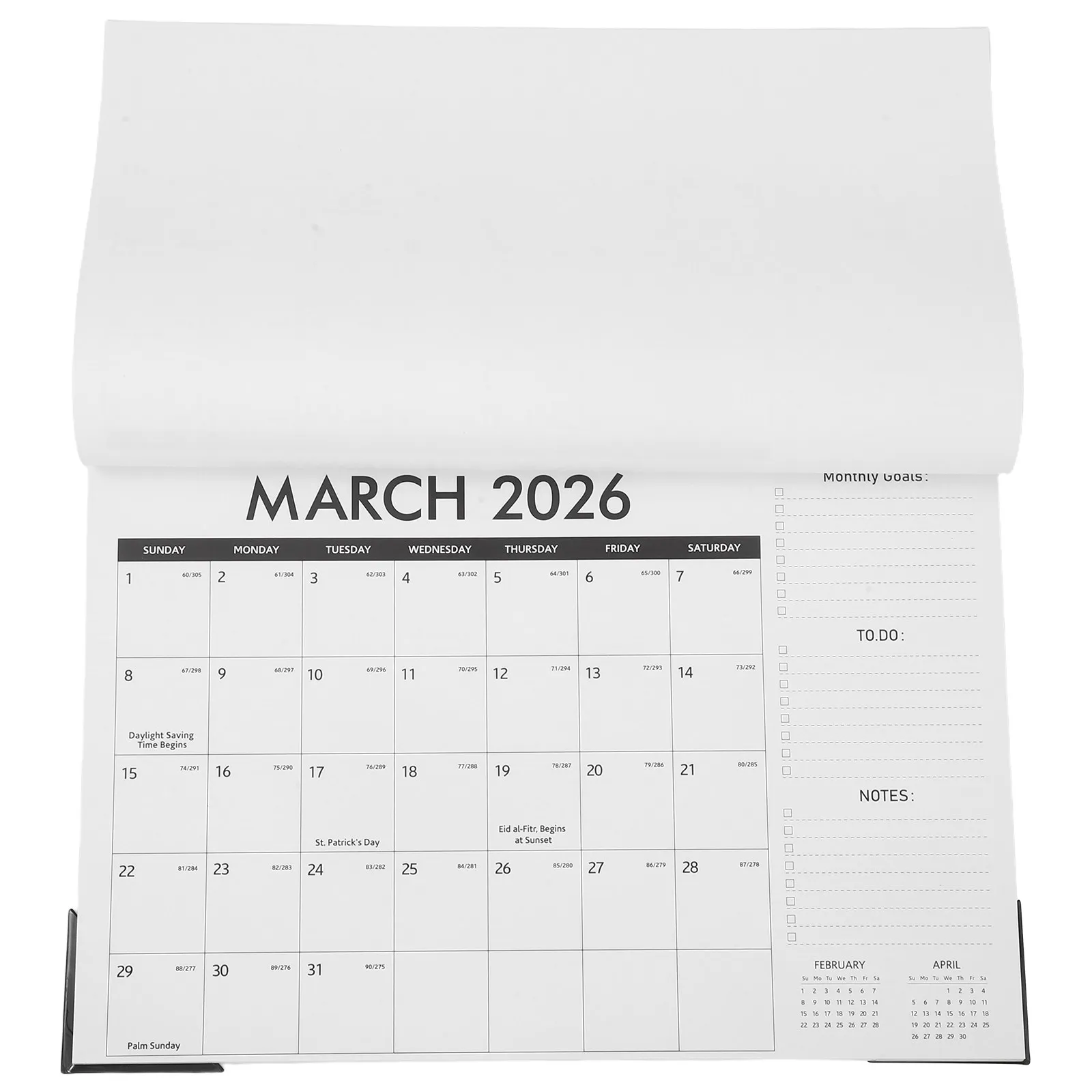 

18 Month Wall Calendar 2026 to June 2027 Minimalist Design Monthly Planner with Multinational Holidays for Office School Family