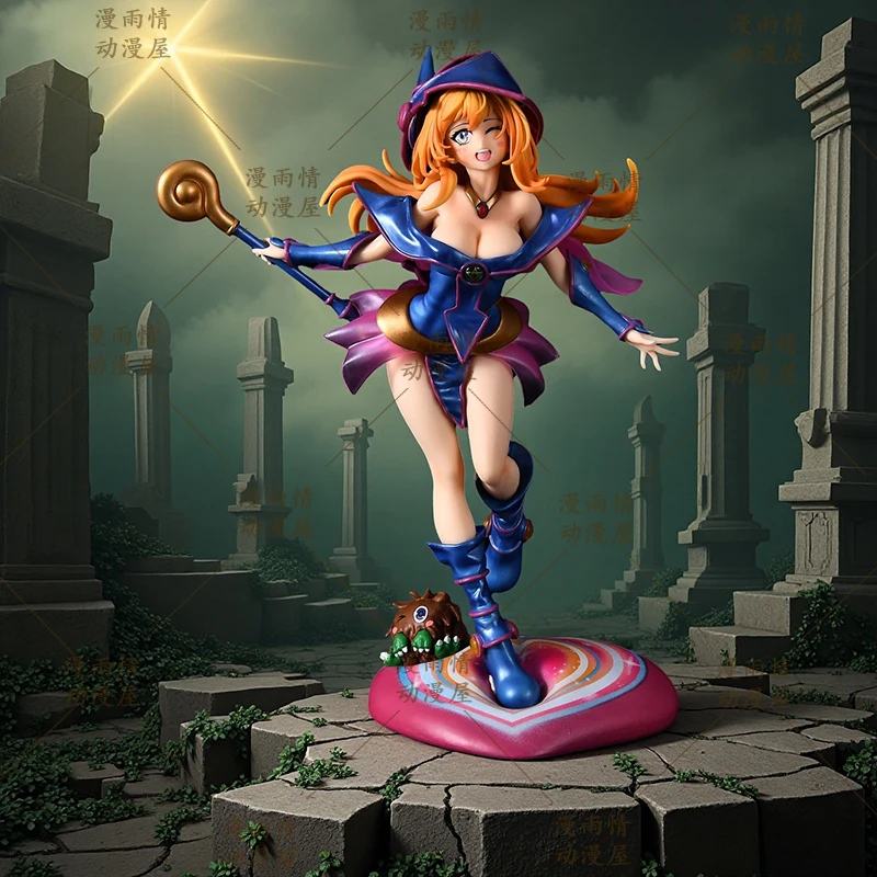 

New 28cm Game Character Dark Magician Girl 2.0 Figures Two-Dimensional Girl Kawaii Magician Doll Collector Dolls Toy Gift