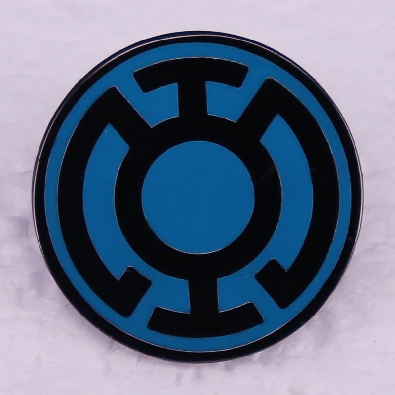 Blue Lanterns Corps group logo badge comic pins jewelry