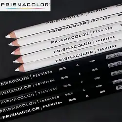 PRISMACOLOR-lápices de colores oleosos, suministros profesionales de arte Premier, negro y blanco, PC935, PC938, 5 unidades