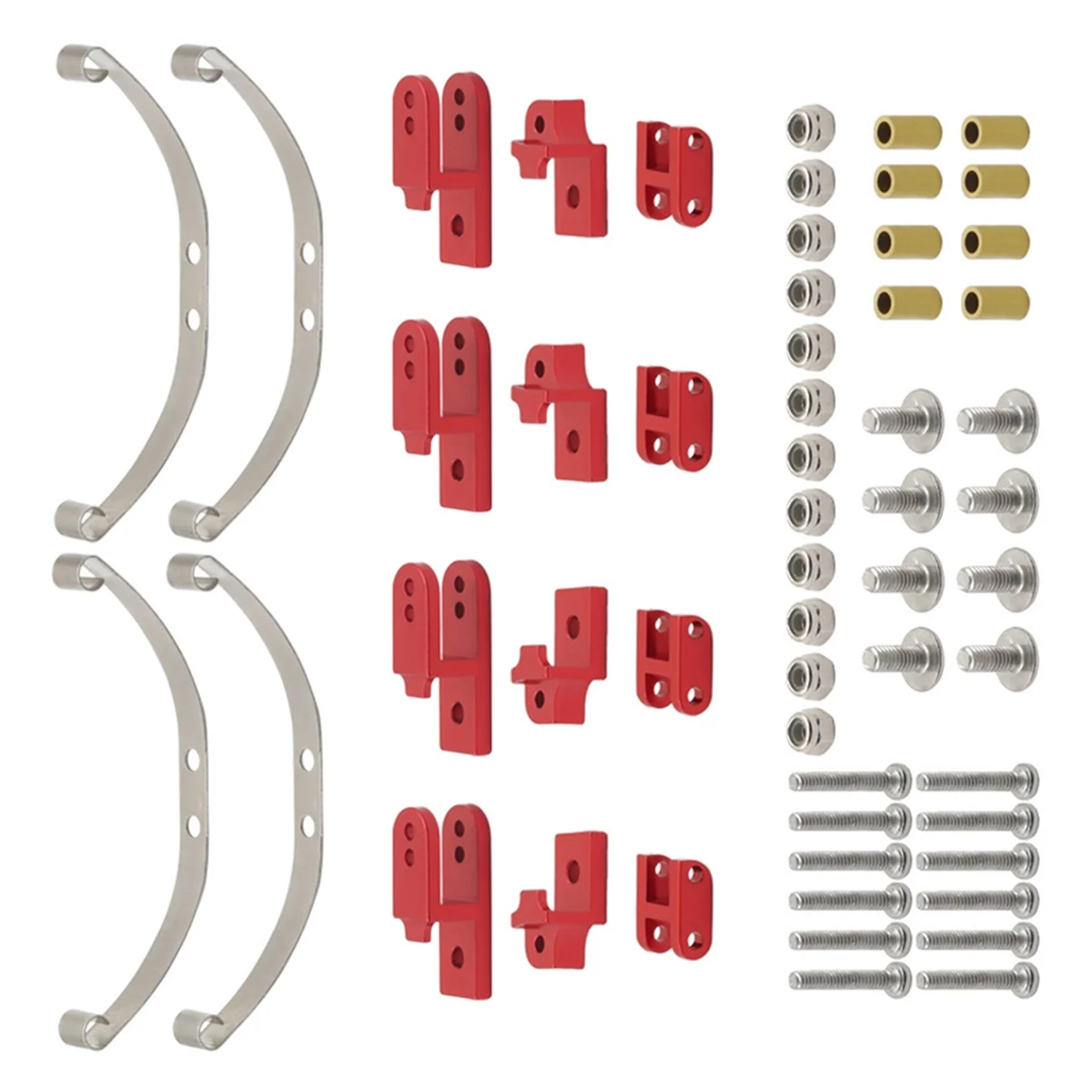 

Lo-ok 1 Set Leaf Spring Damping Suspension Accessories for 1/16 B24 4WD RC Car Upgrade Parts Red