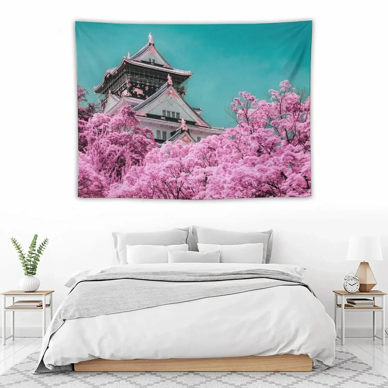 

Infa Red - Osaka Castle Tapestry Funny Decoration Room Tapestry