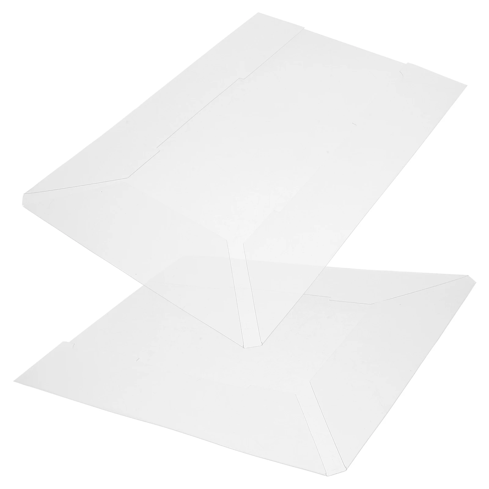 

2Pcs A5 Transparent PVC Document Storage Folder File Bag for Office Study Paper Container Practical Simple Chic