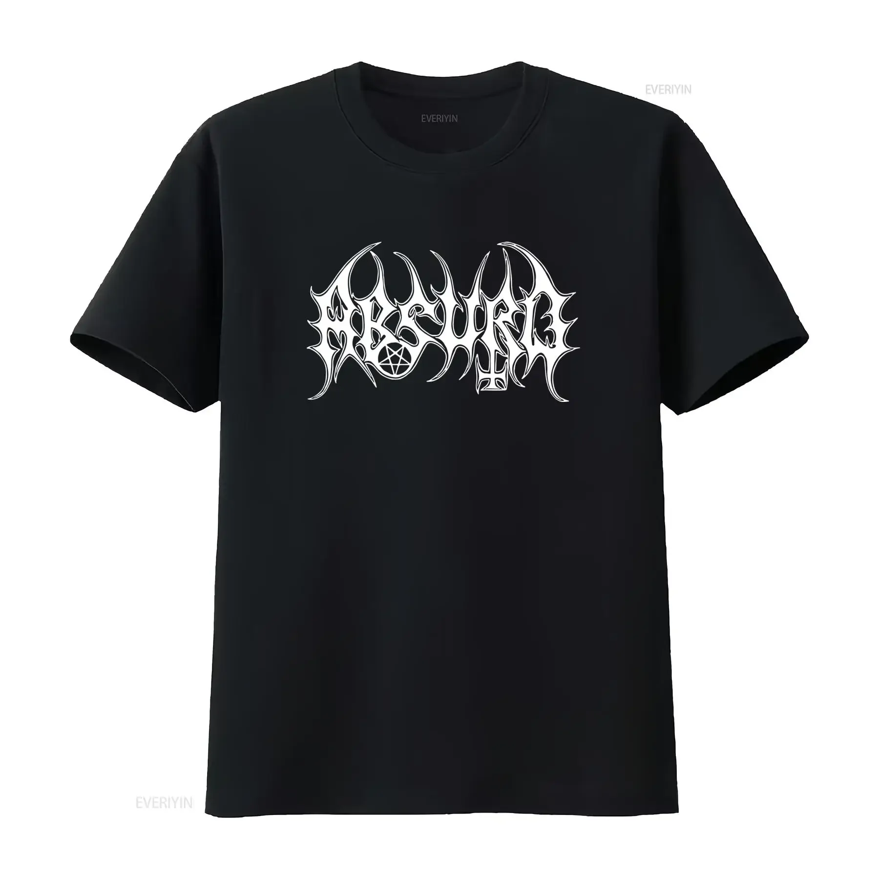 US Stock Absurd Black Metal Band Old Logo T-Shirt, lang oder kurz geschnitten, Vintage-Waschung, atmungsaktiv, modisch, bequem, stilvoll