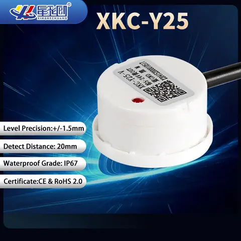 물 액체 감지, XKC-Y25 NPN/V/RS485 출력용 5V-24V Arduino 호환 비접촉 레벨 센서