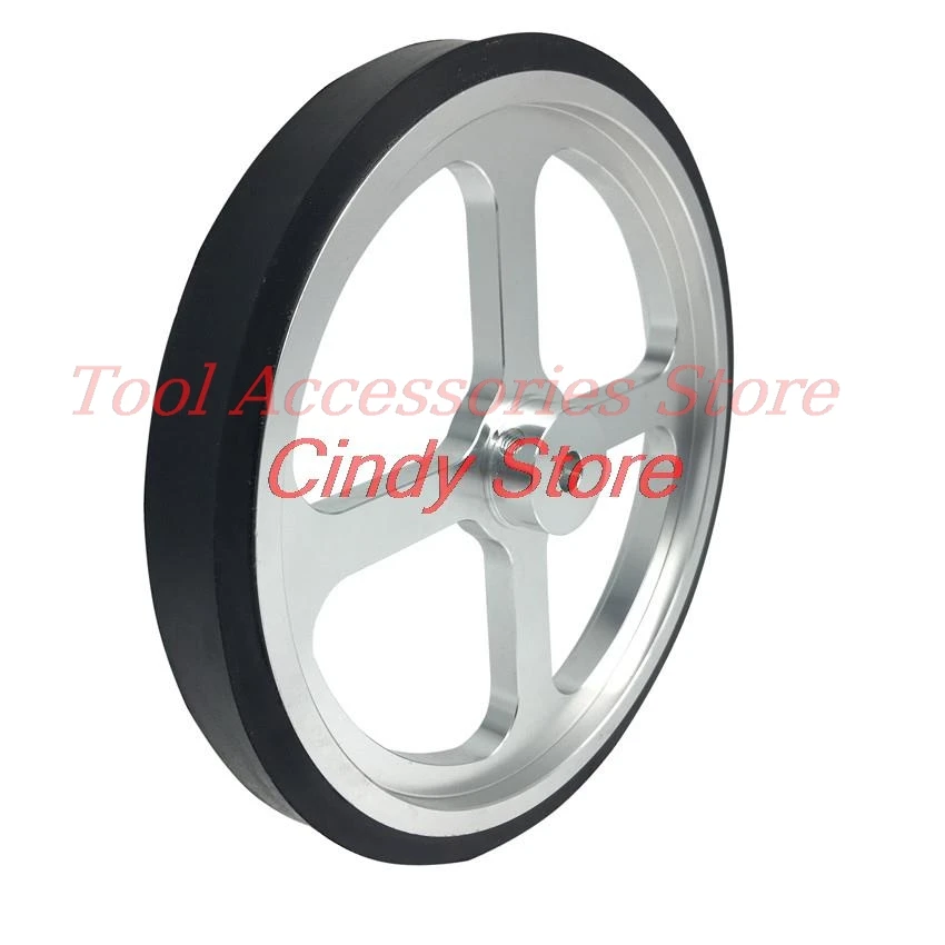 1PC Aluminum Encoder Meter Wheel Synchronous Wheel OVW Length Measuring Rubber Wheel Perimeter 500mm Hole 6 8 10 12 15mm