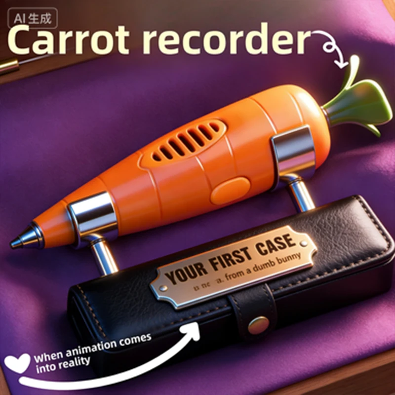 

/*Carrot Voice Recorder Electronic Sound Toy Can Write Graffiti Ballpoint Pen Novelty Voice Recorder Pen Gift