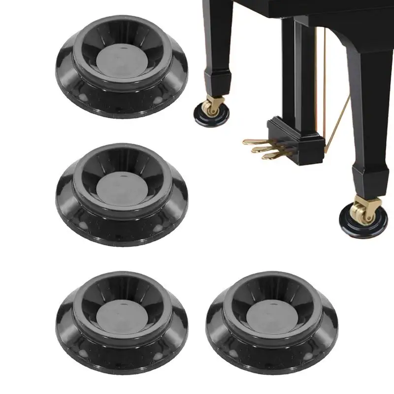 

Piano Leg Floor Protectors Bottom Leg Pads Wheels Caster Cups Set Of 4 Versatile Piano Wheels Floor Protectors Piano Caster Pads