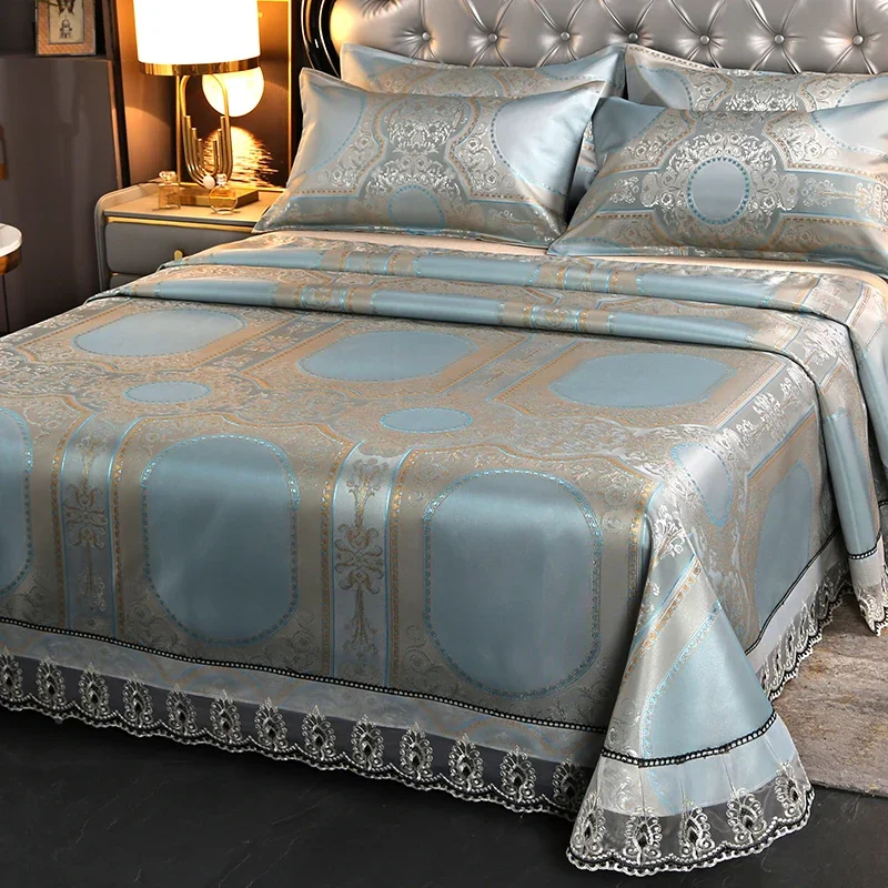 

3pcs Home Bedding Bedspread Set Quilt Farmhouse Bedspread Summer 900D Ice-cream Coverlet Bed Spreads Quilt Chic Vintage Bedding