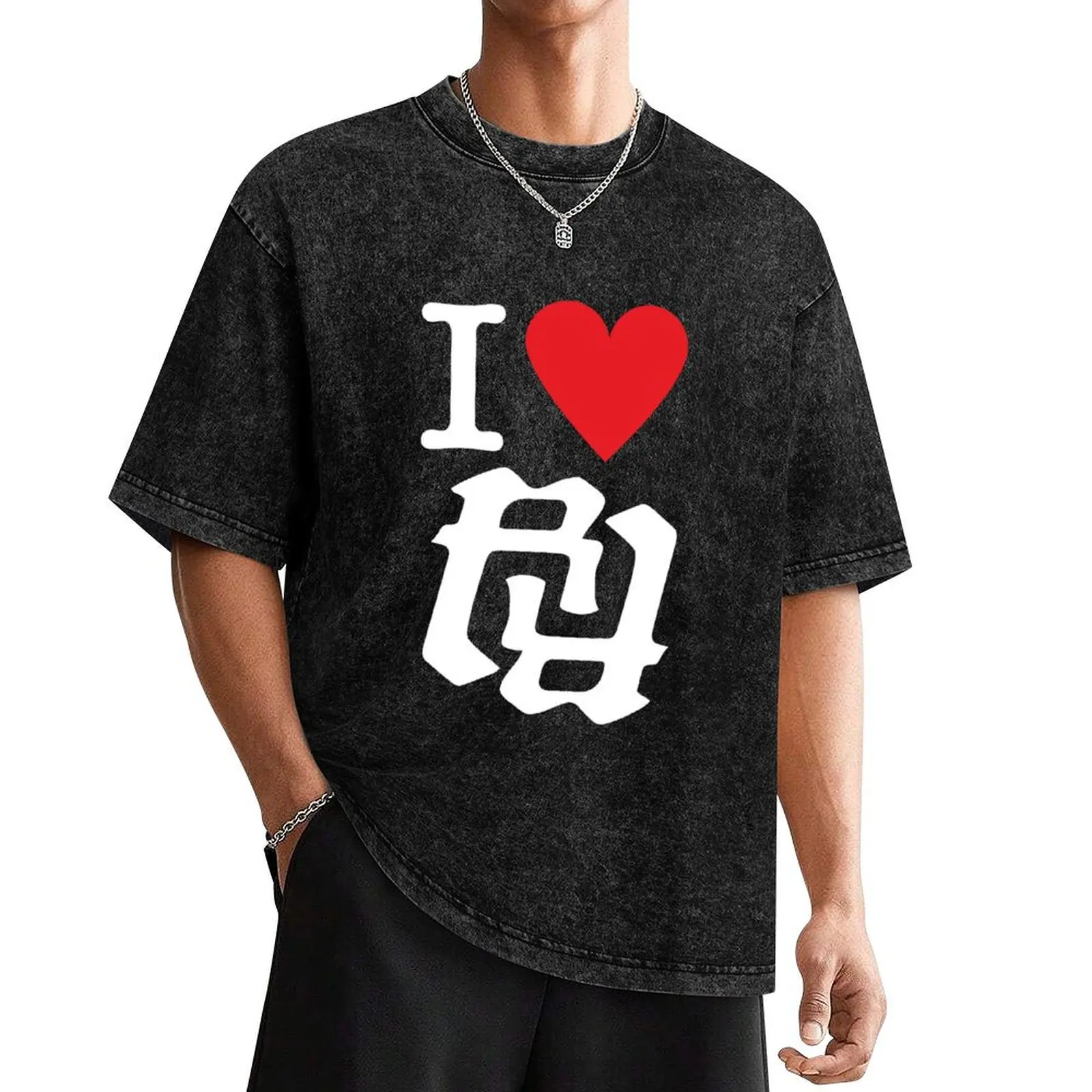 Kankan I Love RR Essential T-Shirt blacks Blouse basketball graphic tees Men's t-shirts