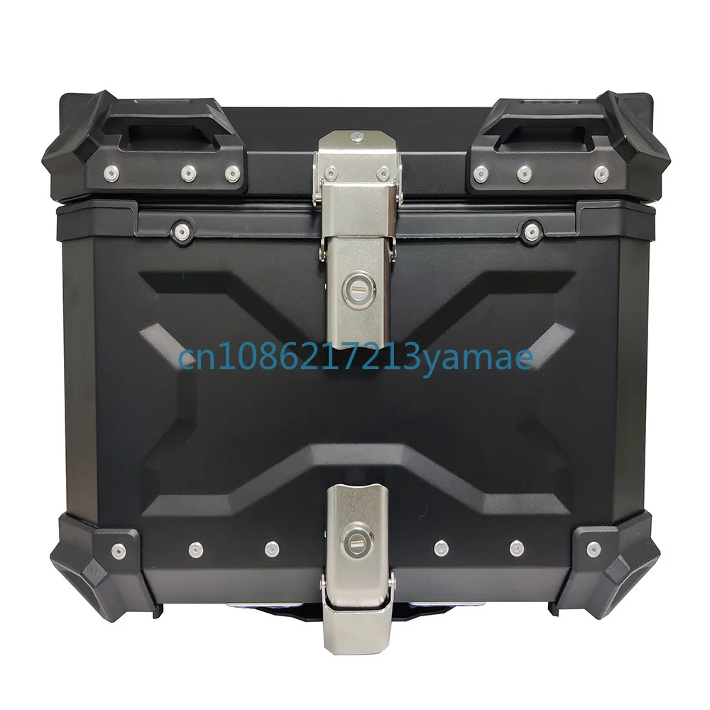 

Quick Release Embossed Aluminum Alloy Tail Box 30L/36L/45l/55L/65L Motorcycle Trunk Storage Box