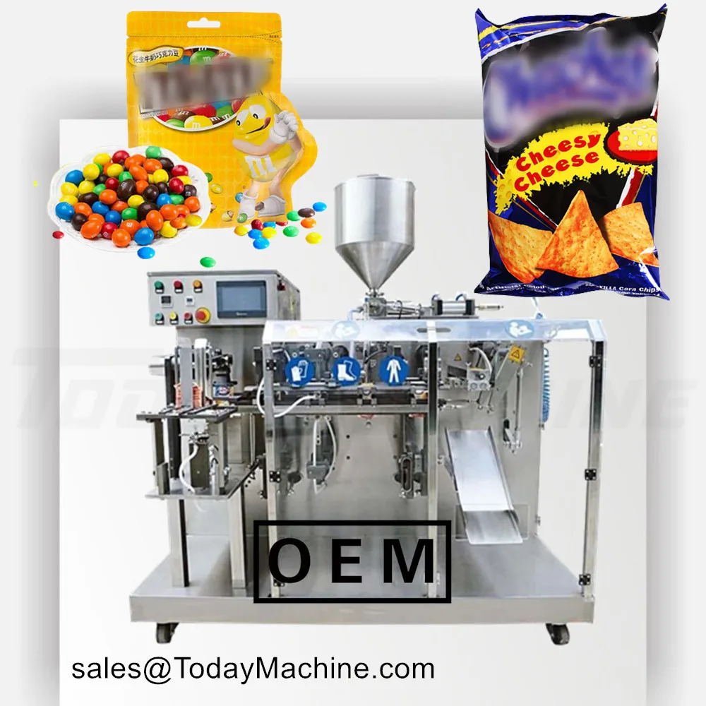 Automatic Stand Up Bag Doypack Premade Pouch Washing Powder Detergent Packing Packaging Machine
